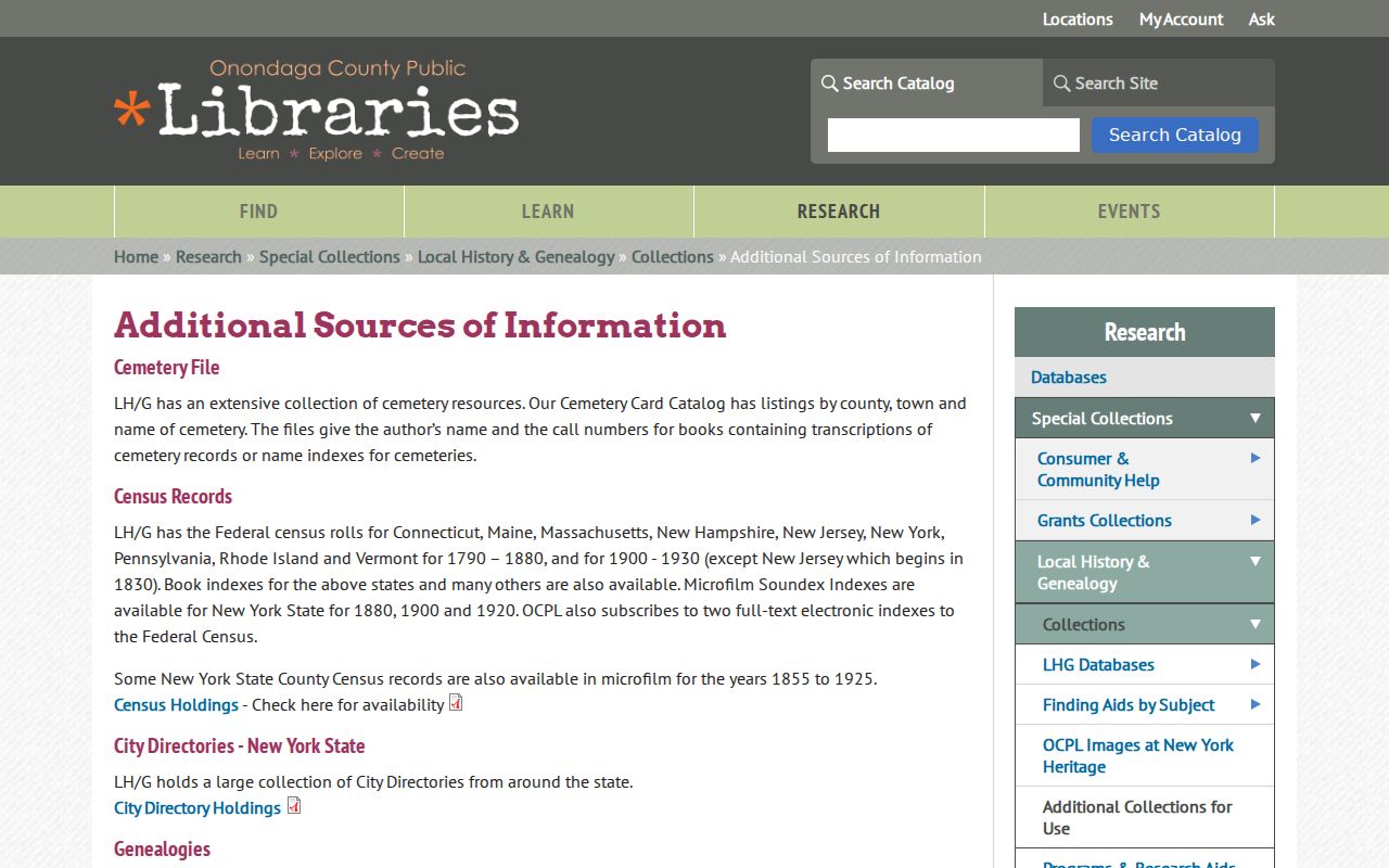 Clay city directory and telephone directory holdings at the Onondaga County library